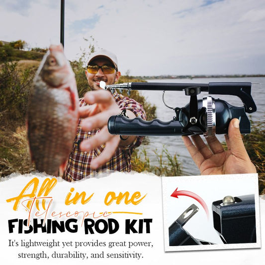 📢72% de réduction pour une durée limitée✨🎣 Ensemble de pêche rétractable universel