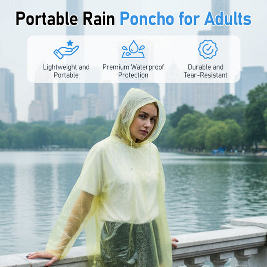 📢📢Achetez-en 2, obtenez-en 1 💥gratuitPoncho imperméable portable pour adultes