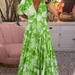 📢📢50% DE RÉDUCTION !! ⏰💃V-neck Floral Loose Maxi Dress