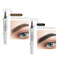 🔥Achetez 1 obtenez 1 gratuit 🔥 Crayon à sourcils résistant à l'eau et à la transpiration avec 4 fourchettes de tatouage de sourcils.