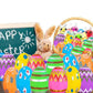 📢📢50% DE RÉDUCTION !! ⏰🐇 Joyeuses Pâques - Lot de 24 œufs de Pâques préremplis avec jouets à presser