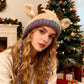 🎁🎄Soldes de Noël 54 % de réduction ! 🦌Bonnet de Noël festif à cornes, design original🧶