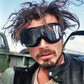 📢📢50 % DE RÉDUCTION !! ⏰ Lunettes de moto vintage — Protection UV, antibuée et sangle réglable !🏍️🕶️