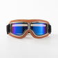 📢📢50 % DE RÉDUCTION !! ⏰ Lunettes de moto vintage — Protection UV, antibuée et sangle réglable !🏍️🕶️