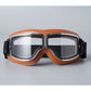 📢📢50 % DE RÉDUCTION !! ⏰ Lunettes de moto vintage — Protection UV, antibuée et sangle réglable !🏍️🕶️