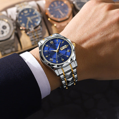 📢📢50 % de réduction !! ⏰⌚Montre Prism Quartz — Résistante à l'eau et luminescente