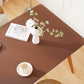Minimalist Style Waterproof & Oil-proof All-inclusive PU Leather Elastic Tablecloth