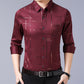📢📢60% DE RÉDUCTION !! ⏰Chemise à manches longues anti-repassage de haute qualité pour hommes