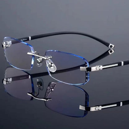 🔥Nouvelles lunettes de lecture à double usage anti-bleu haute dureté en saphir✨