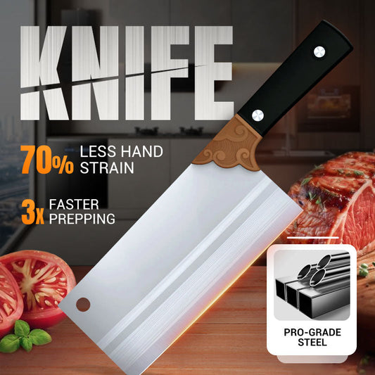 🔥 Couteau de cuisine forgé – Tranchant, durable & élégant 🥩🔪 💥 -50 % pour une durée limitée !