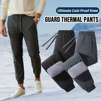 📢📢60% DE RÉDUCTION !!! ✨Pantalon thermique avec genouillères résistant au froid extrême – Restez au chaud pendant les hivers rigoureux