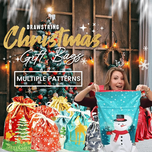 🎁50% de réduction🎅Le meilleur sac cadeau de Noël au monde avec cordon de serrage