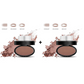 📢📢1 acheté = 1 offert ! ⏰🖌️ Kit poudre à sourcils + pinceau – Application facile, tenue 24 h waterproof.