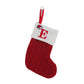 🔥SOLDES -50 % DE RÉDUCTION🔥  Chaussettes en tricot douillettes, sac cadeau brodé en forme de bonbon, chaussette de Noël avec lettre - Parfait pour les tout-petits !