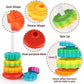 📢📢50 % de réduction !!! 🎅Jouets empilables arc-en-ciel