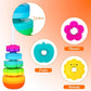 📢📢50 % de réduction !!! 🎅Jouets empilables arc-en-ciel