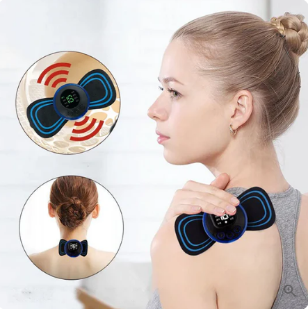 🔥 Offre spéciale limitée dans le temps ! 🎉Masseur Portable avec 8 Modes et Écran LCD - Mini Stimulateur Musculaire pour Soulagement de la Douleur