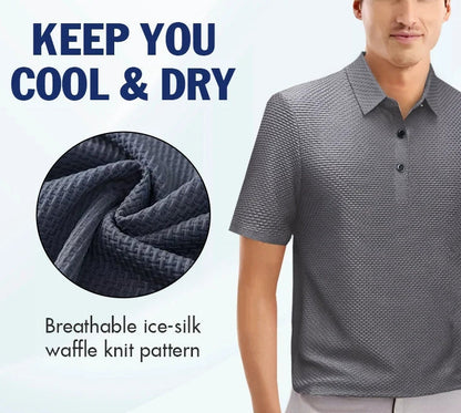 👔 56% DE RÉDUCTION ! ✨ Chemise Homme en Soie Glacée - Texture Luxueuse et Respirante pour Événements Élégants ou Quotidien 🎩🔥