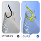 🐟 Crochets de pêche double tranchants classiques