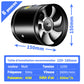 Pousbo® [Super Succion] Ventilateur d'Extraction Puissant et Silencieux