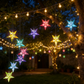 📢📢40 % DE RÉDUCTION !! ⏰ Carillon Éolien Solaire à LED – 7 Couleurs Changeantes & Panneau Solaire Intégré for Jardin Enchanté 🌟💎