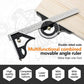 📢📢50 % DE RÉDUCTION !! ⏰Ensemble de règles à angle mobile multifonctionnel📏