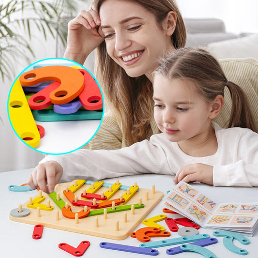 🎁Puzzle à Encastrement Montessori 🎅 Idée Cadeau de Noël !📢📢56% DE RÉDUCTION !!! ✨