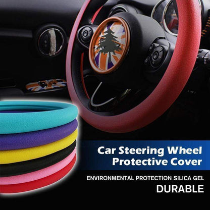 📢📢40 % DE RÉDUCTION !! ⏰Housse de Volant en Silicone Premium – Antidérapante, Confortable & Respirante – 32–40 cm, Installation Sans Outils for Conduite Agréable ✨