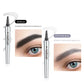 🔥Achetez 1 obtenez 1 gratuit 🔥 Crayon à sourcils résistant à l'eau et à la transpiration avec 4 fourchettes de tatouage de sourcils.