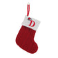 🔥SOLDES -50 % DE RÉDUCTION🔥  Chaussettes en tricot douillettes, sac cadeau brodé en forme de bonbon, chaussette de Noël avec lettre - Parfait pour les tout-petits !