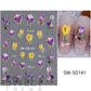 📢📢Achetez 1, Obtenez 1 Gratuit !! ⏰Autocollants pour Ongles Floraux 5D