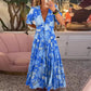 📢📢50% DE RÉDUCTION !! ⏰💃V-neck Floral Loose Maxi Dress