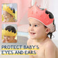🔥 -50% ! 🛁 Bonnet de Douche Imperméable pour Bébé – PP + TPE – 15×13 cm – Ajustable – Couronne Dessin Animé – Jaune/Bleu/Rouge – Anti-Eau Yeux et Oreilles 👶