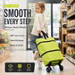 Chariot de courses pliable 2‑en‑1