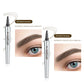 🔥Achetez 1 obtenez 1 gratuit 🔥 Crayon à sourcils résistant à l'eau et à la transpiration avec 4 fourchettes de tatouage de sourcils.