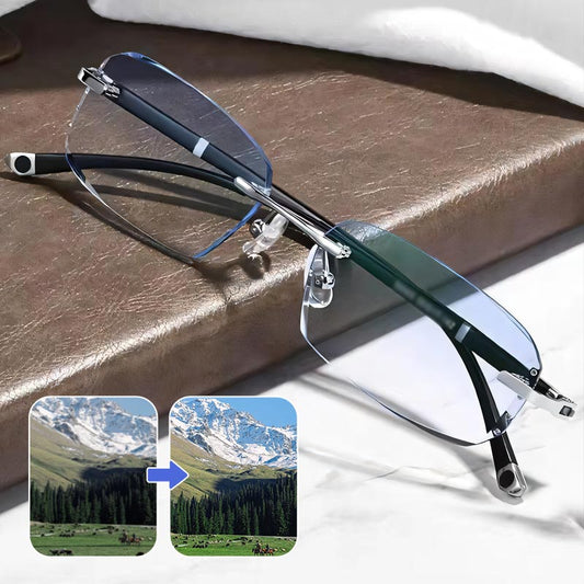 📢Dernier jour de soldes⏰ Lunettes de Lecture Anti-Lumière Bleue - Double Usage Verres Saphir Haute Résistance pour Écrans et Lecture 📚🔵