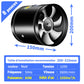 Pousbo® [Super Succion] Ventilateur d'Extraction Puissant et Silencieux