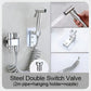 🎁 33 % DE RÉDUCTION ! 🔧✨ Vanne d'angle de sortie à double interrupteur 1/2" – Pratique et durable 🚰🌟
