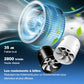 Pousbo® [Super Succion] Ventilateur d'Extraction Puissant et Silencieux