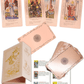 📢📢60 %  DE RÉDUCTION !! ⏰ Cartes de Tarot « Witchy Cauldron » en Rose Gold avec Livre Guide