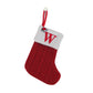 🔥SOLDES -50 % DE RÉDUCTION🔥  Chaussettes en tricot douillettes, sac cadeau brodé en forme de bonbon, chaussette de Noël avec lettre - Parfait pour les tout-petits !