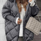 🔥Pré-réchauffement hivernal - Remises énormes🔥Parka mi-longue pour femme avec manches en tricot patchwork