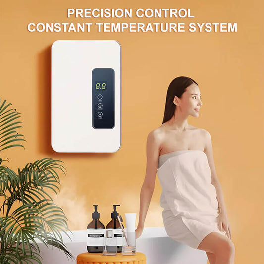 🔥 60% DE RÉDUCTION ! ✨ Chauffe-eau Instantané sans Réservoir - Design Compact avec Contrôle de Température Numérique pour Économie d'Énergie ⚡🚿