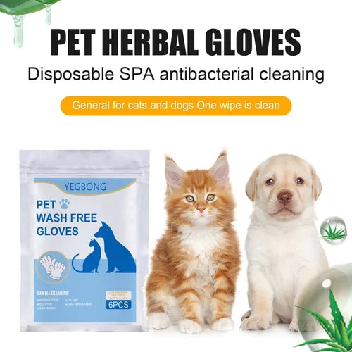 HOT SALE🔥-50%OFF🔥 Pet Clean Wash Free Gloves