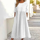 📢📢52 % DE RÉDUCTION !!!⏰Robe décontractée en coton à col ras du cou et à poches pour femmes