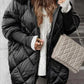 🔥Pré-réchauffement hivernal - Remises énormes🔥Parka mi-longue pour femme avec manches en tricot patchwork