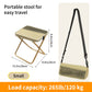 📢📢40% DE RÉDUCTION !! ⏰Tabouret Pliant de Camping Compact – Armature en Aluminium, Poches Latérales & Format Plié Réduit for une Assise d'Appoint Facile à Transporter Partout ✨🏕️