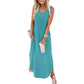 📢🌞 Subvention limitée en été-71% de réduction 🌷 Robes d'été Robe Maxi Vacances Plage Robes de soleil avec poches
