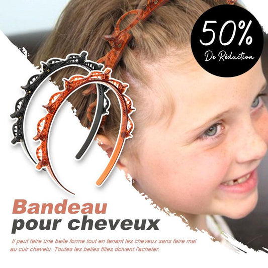 🚀🌸Achetez 1 obtenez 1 gratuitement🌸 Bandeau tressé à pince