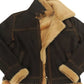 📢📢60 % de réduction !!! ✨VESTE BOMBER EN PEAU DE MOUTON